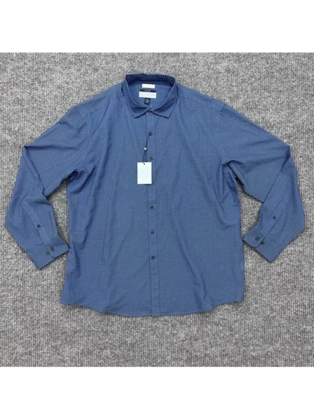 Jos A Bank Tailored Fit Traveler Cool Motion LS Button Up Shirt Mens size XL NEW